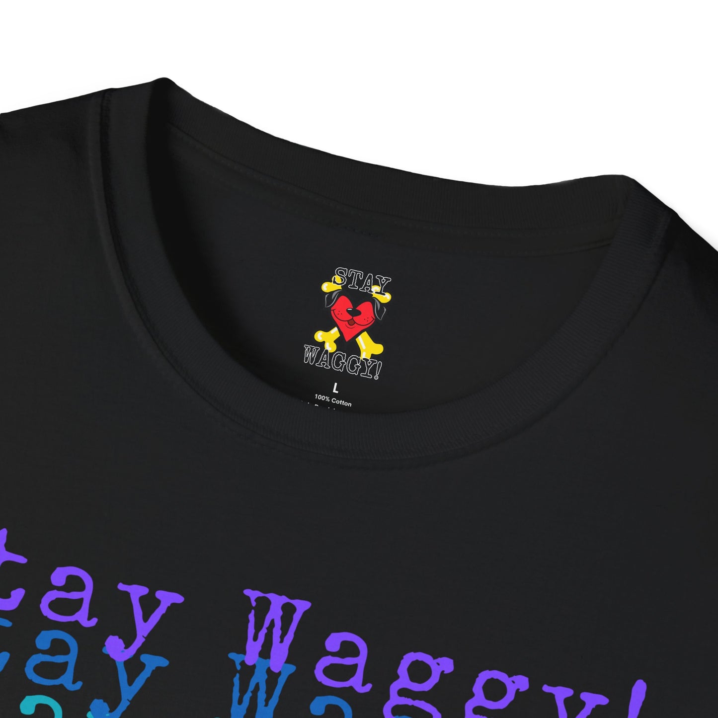 Rainbow Dog Lover T-Shirt - Stay Waggy!