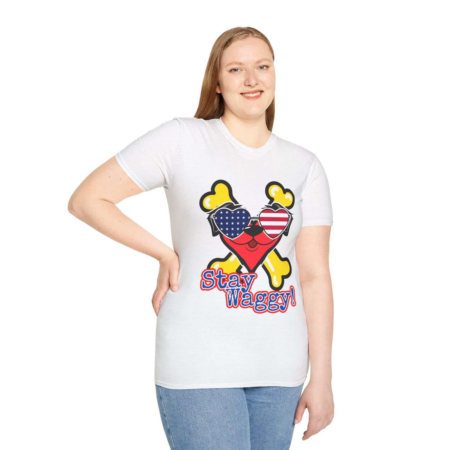 Patriotic Dog Lover Tee - Stay Waggy!