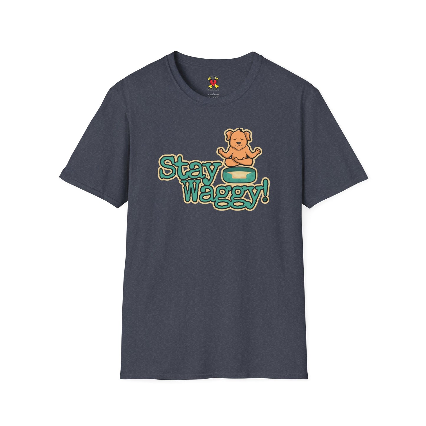Zen Dog Funny Unisex T-Shirt - Stay Waggy!