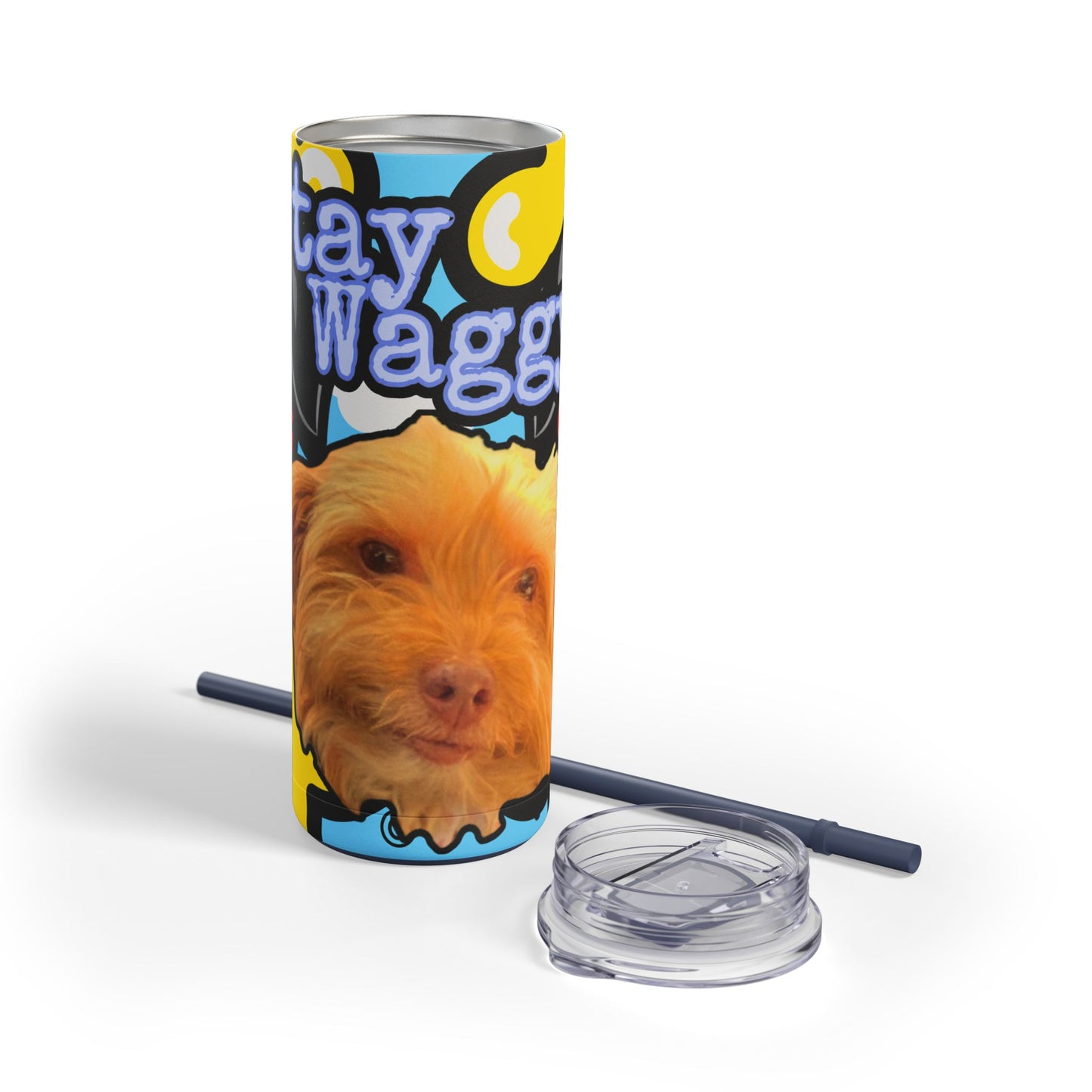 Yorkie Tumbler/Mug - Stay Waggy!