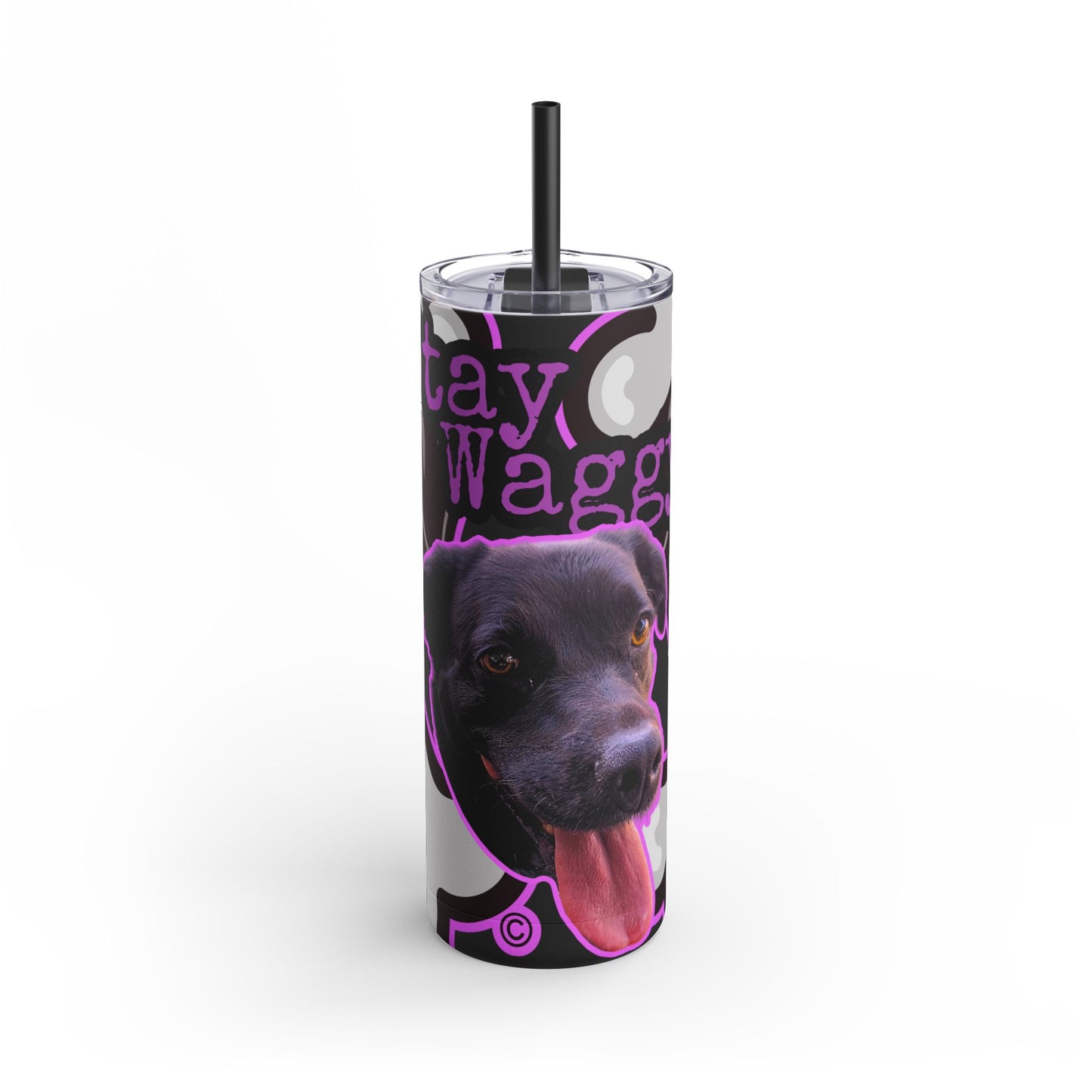 Cute Lab Mix Tumbler/ Mug - Stay Waggy!