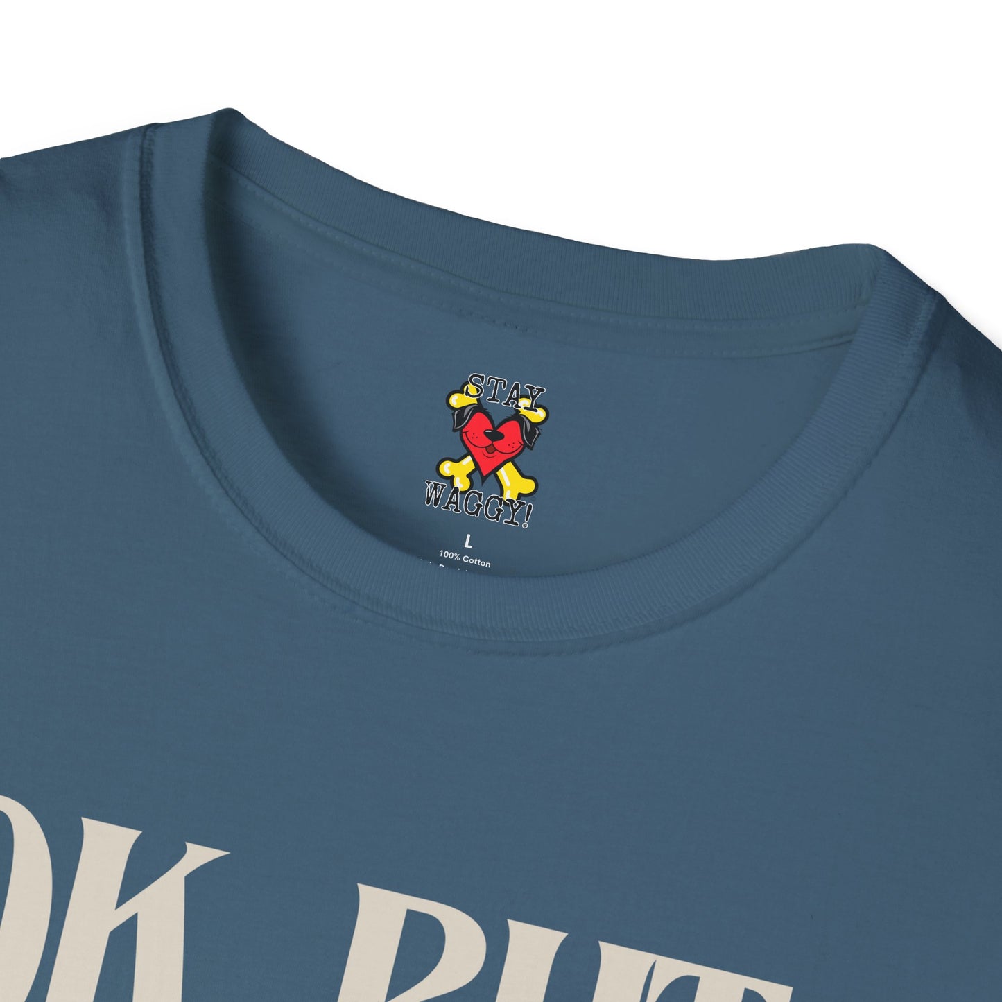 Playful But First a Pup Cup Dog Lover T-Shirt - Stay Waggy!