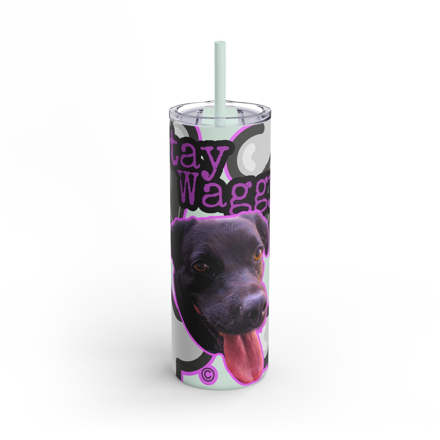 Cute Lab Mix Tumbler/ Mug - Stay Waggy!