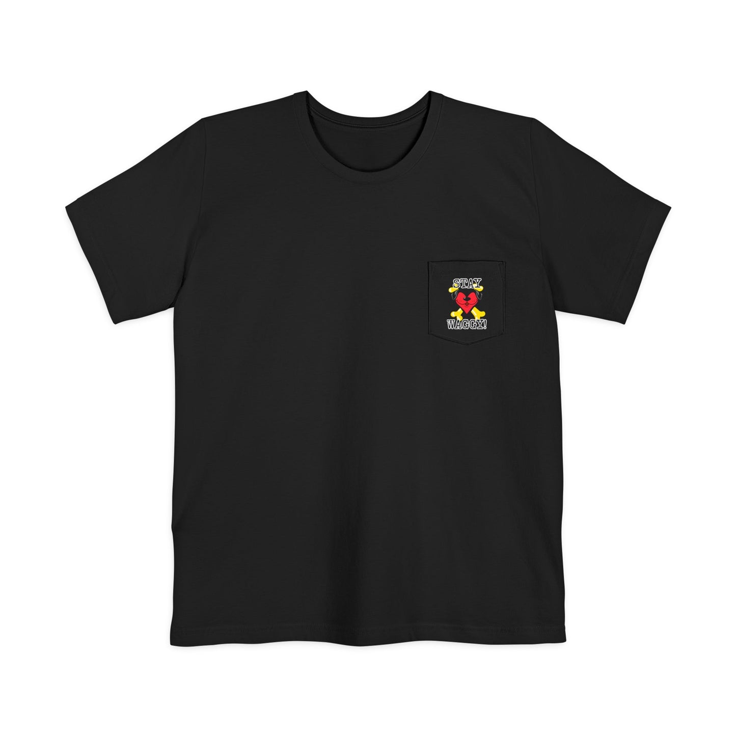 Stay Waggy! Logo Pocket T-shirt