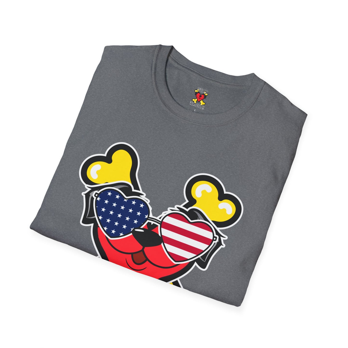 Patriotic Dog Lover Tee - Stay Waggy!