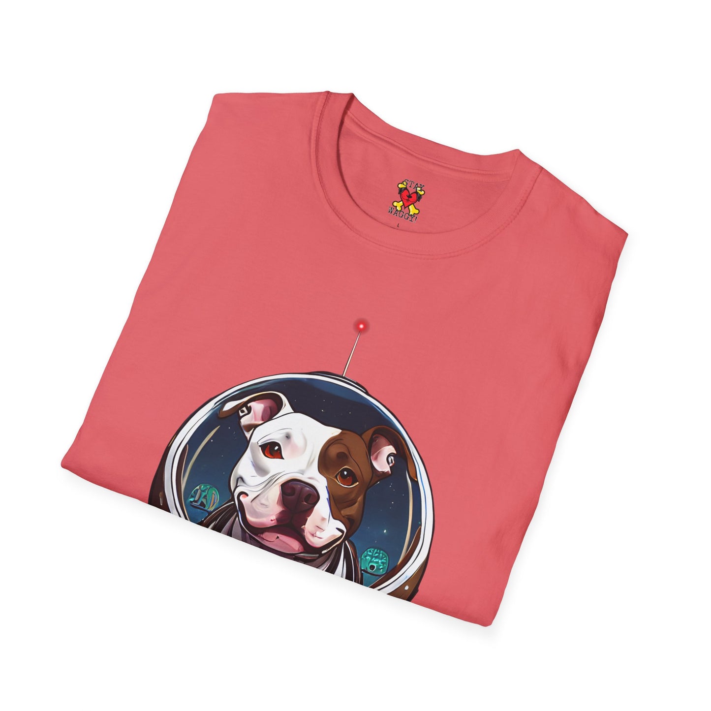 Playful Space Pitty T-Shirt - Stay Waggy!