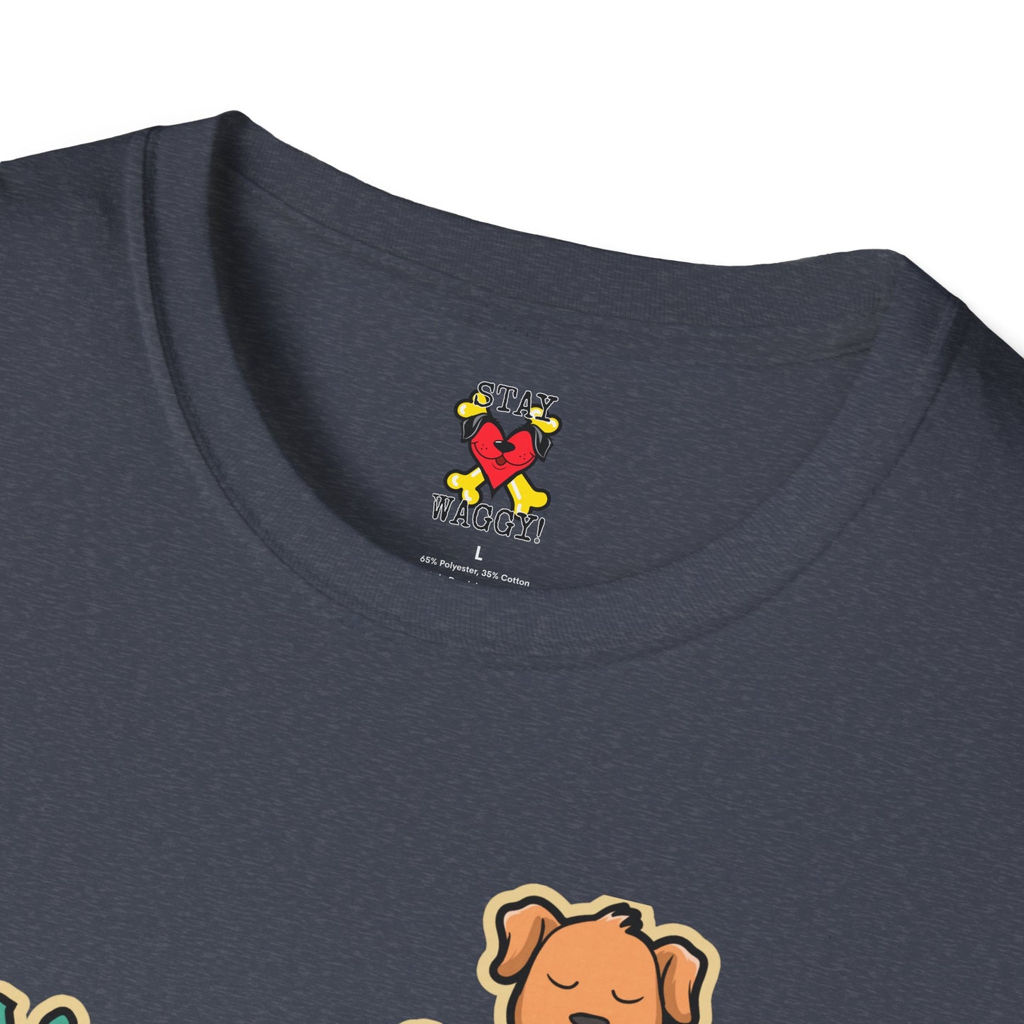 Zen Dog Funny Unisex T-Shirt - Stay Waggy!