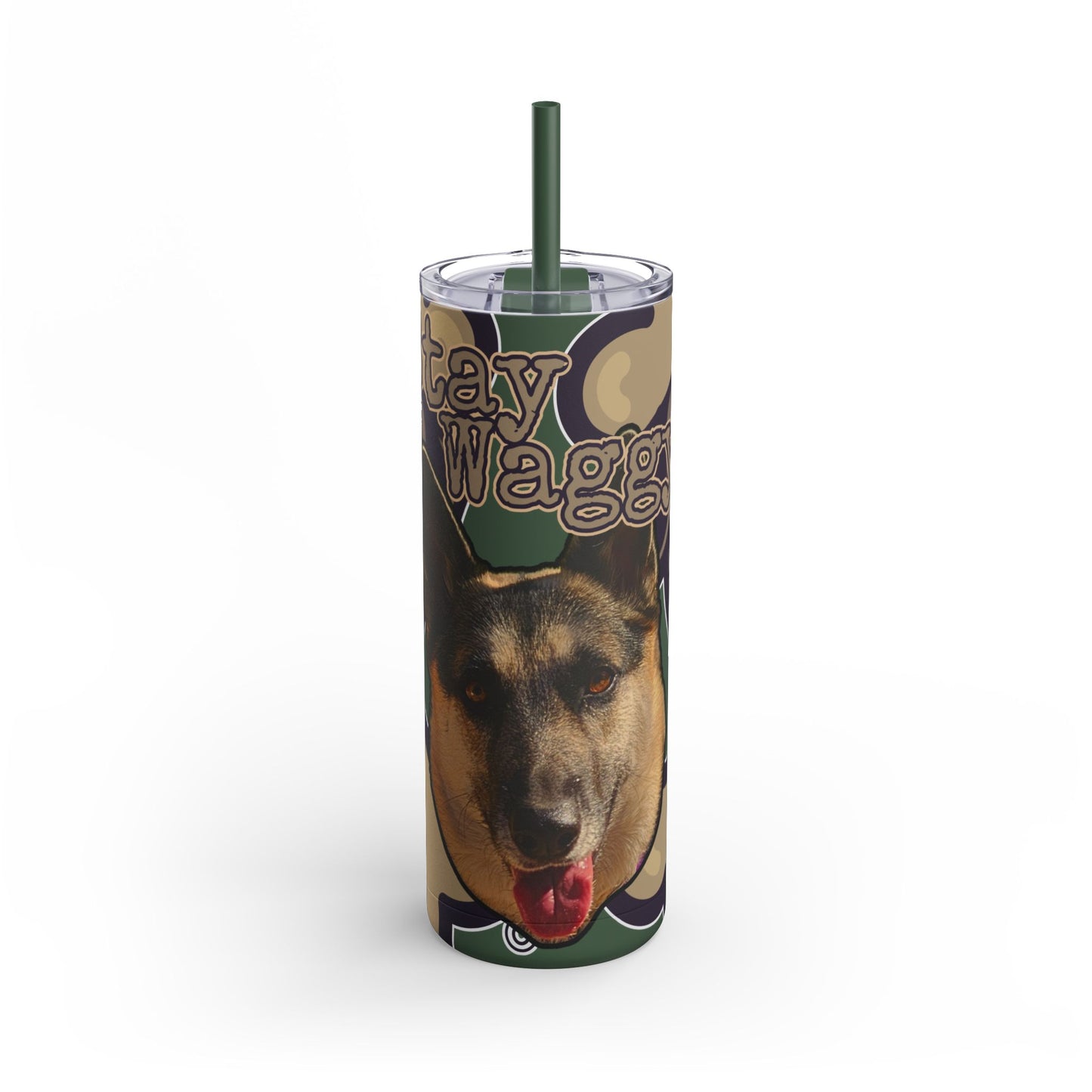 German Shepherd Husky Mix Tumbler- Stay Waggy!