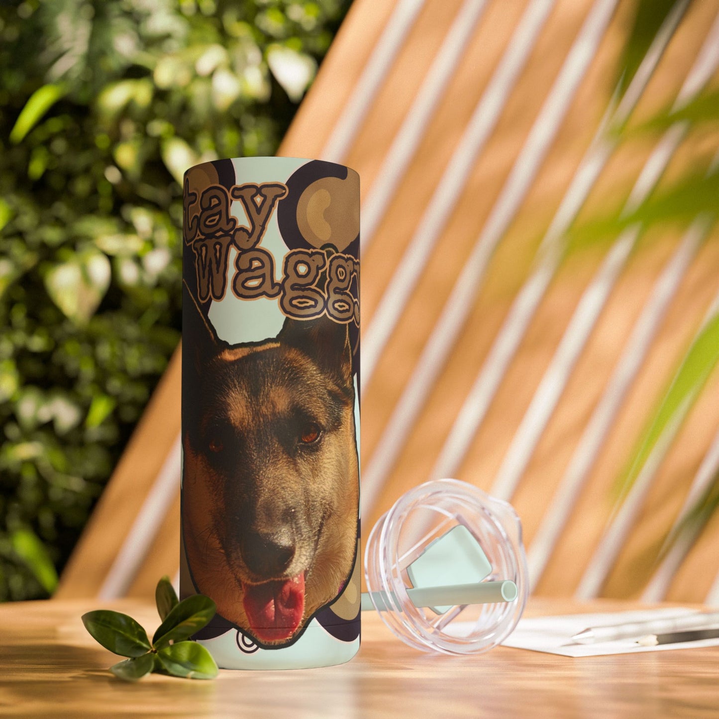 German Shepherd Husky Mix Tumbler- Stay Waggy!