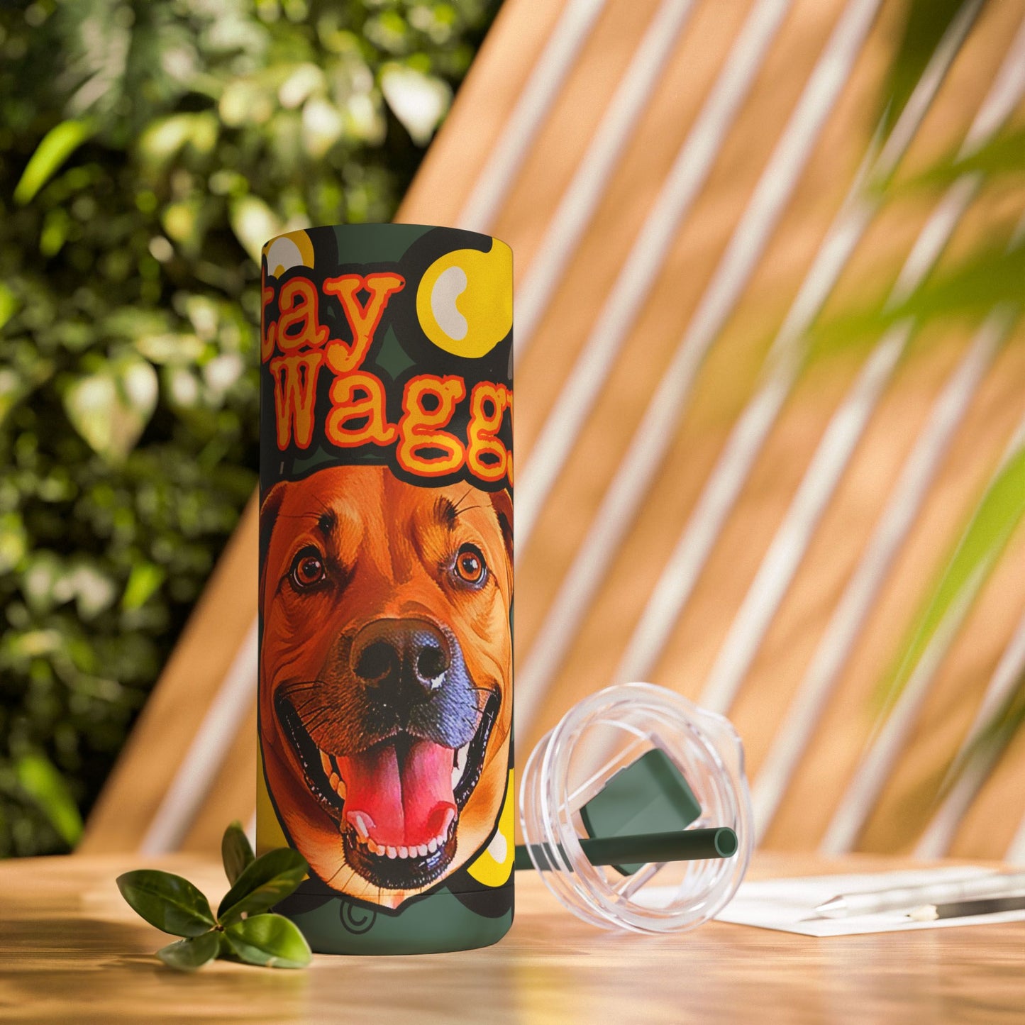 Mastiff Mix Tumbler/Mug - Stay Waggy
