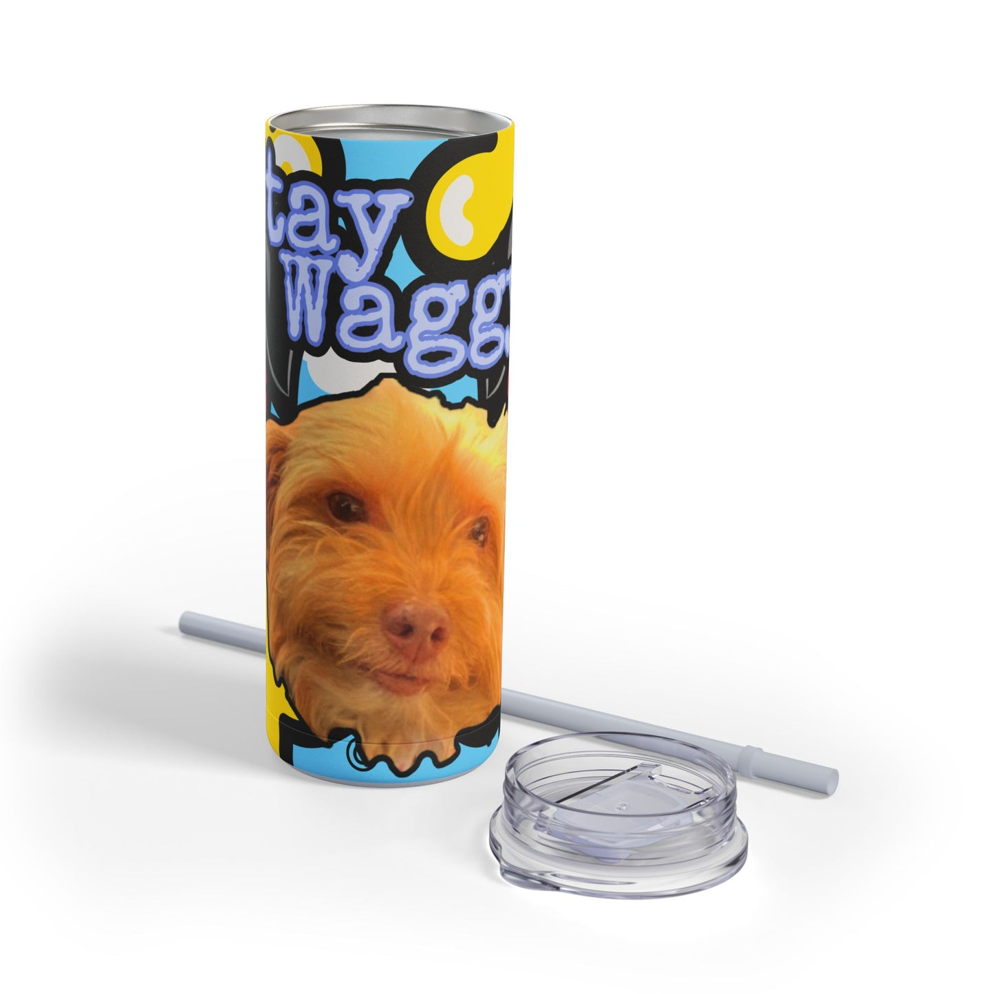 Yorkie Tumbler/Mug - Stay Waggy!