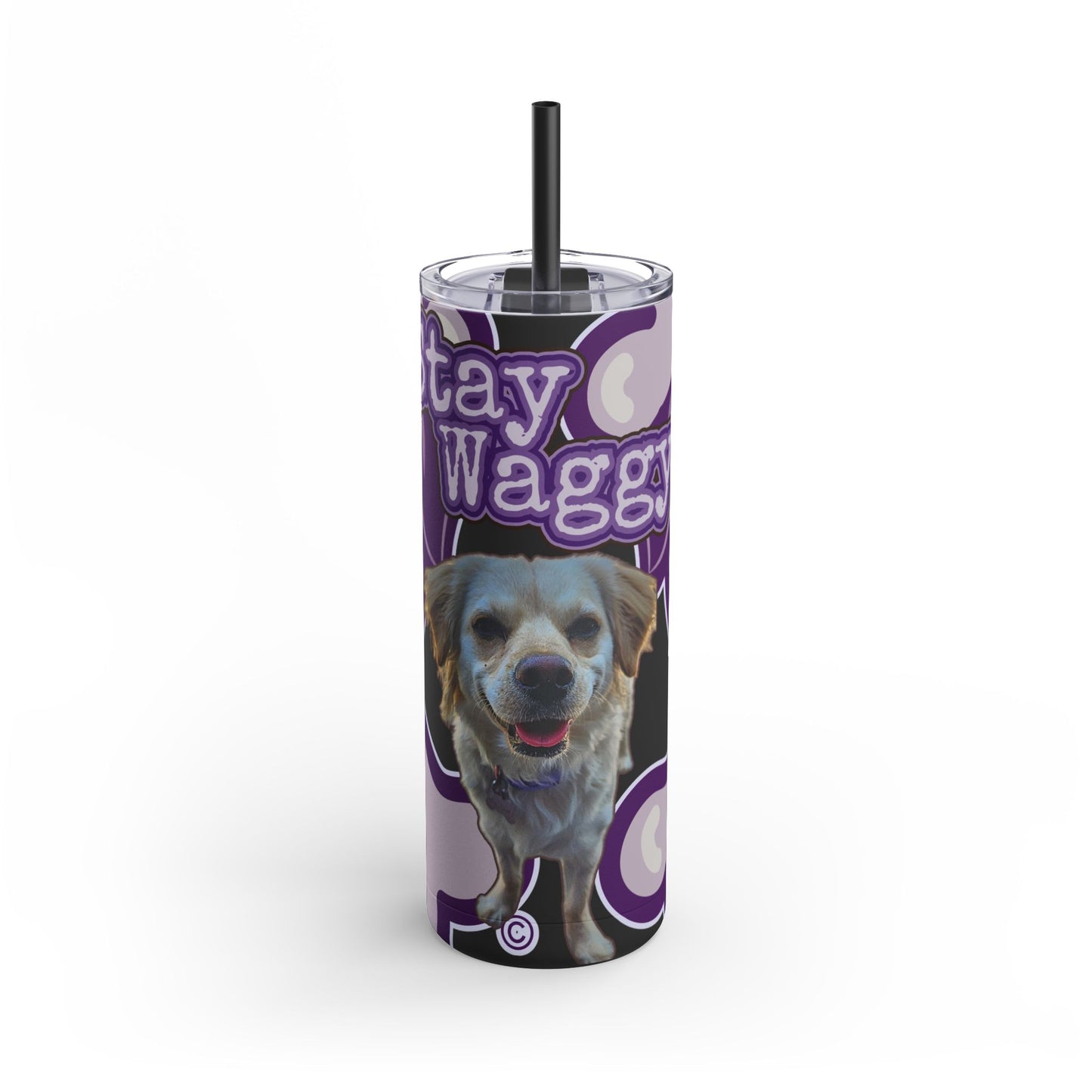 Stay Waggy! Super Cute Rescue Pup Tumbler