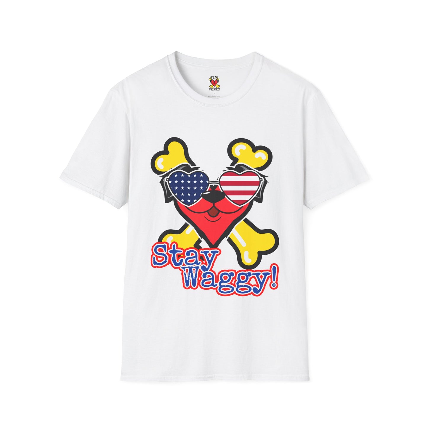 Patriotic Dog Lover Tee - Stay Waggy!