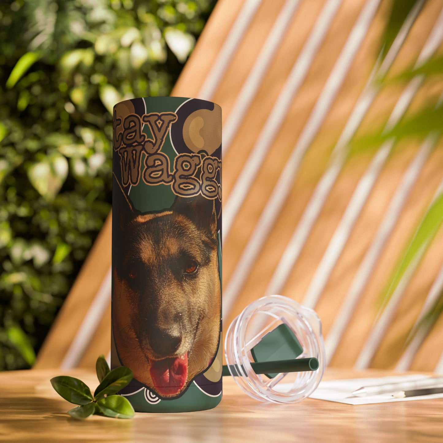 German Shepherd Husky Mix Tumbler- Stay Waggy!