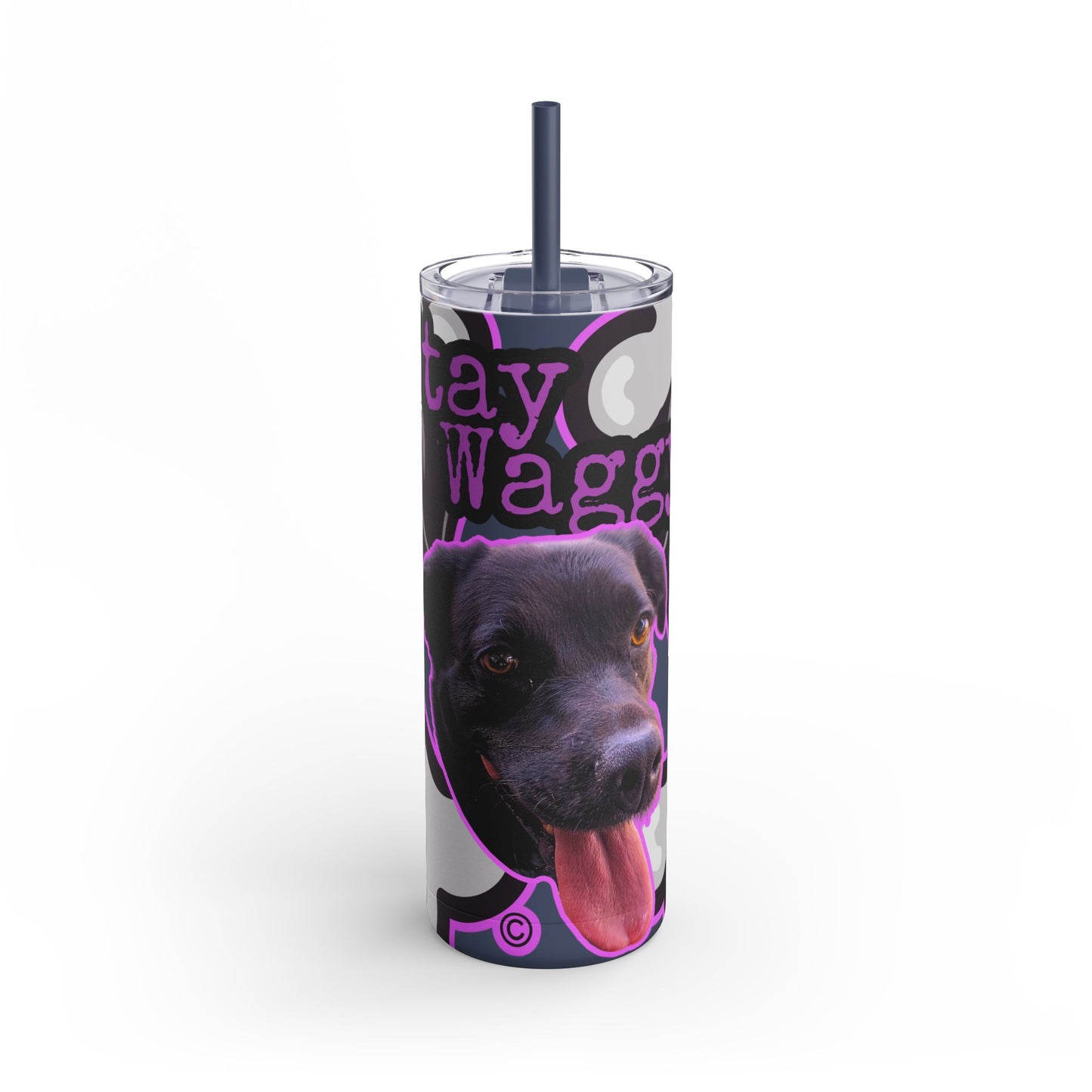 Cute Lab Mix Tumbler/ Mug - Stay Waggy!