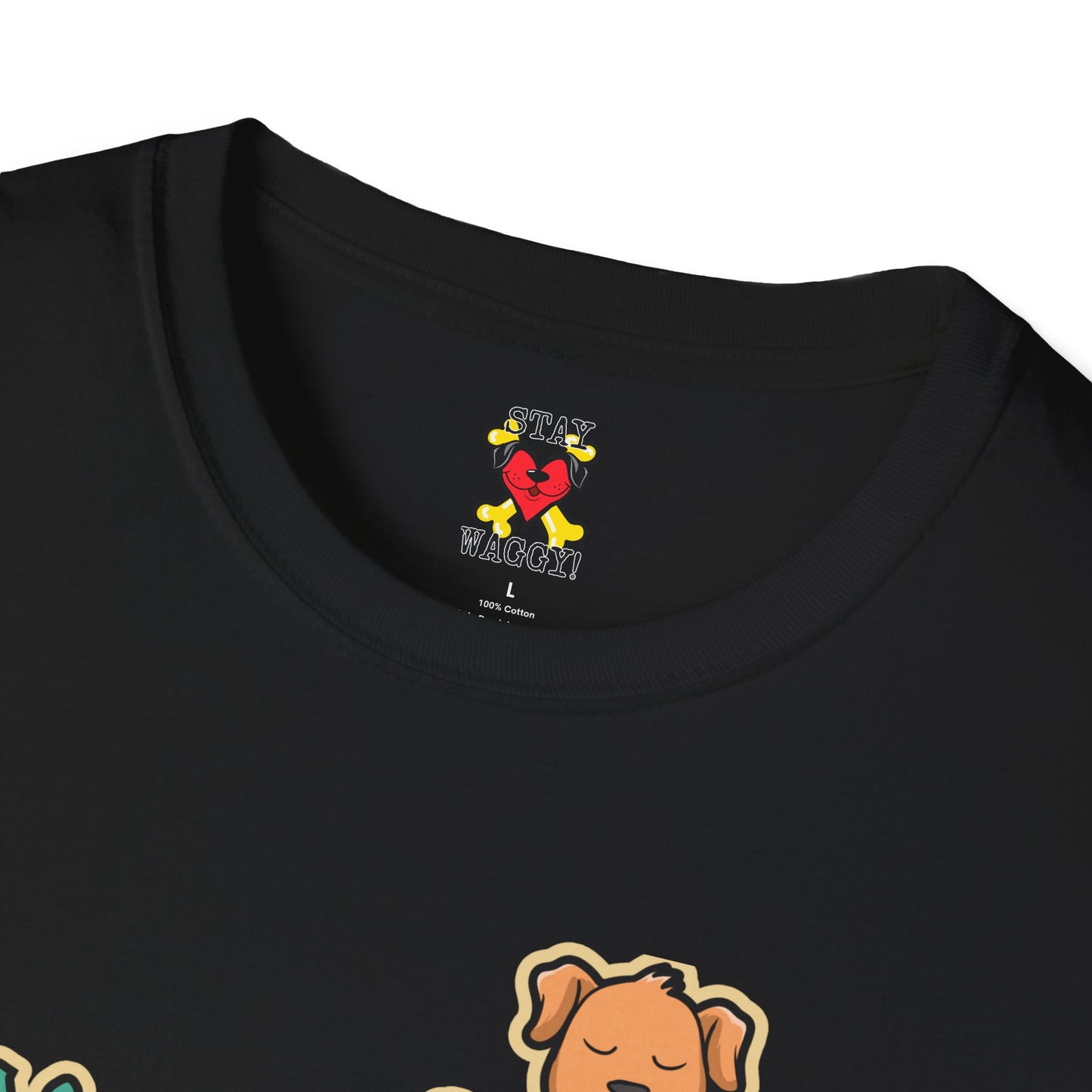 Zen Dog Funny Unisex T-Shirt - Stay Waggy!