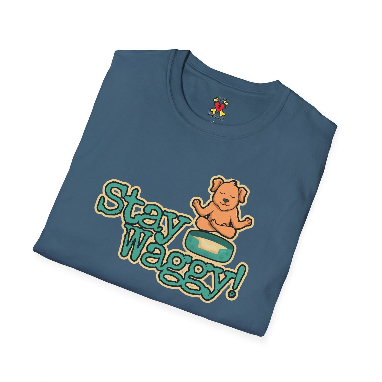 Zen Dog Funny Unisex T-Shirt - Stay Waggy!