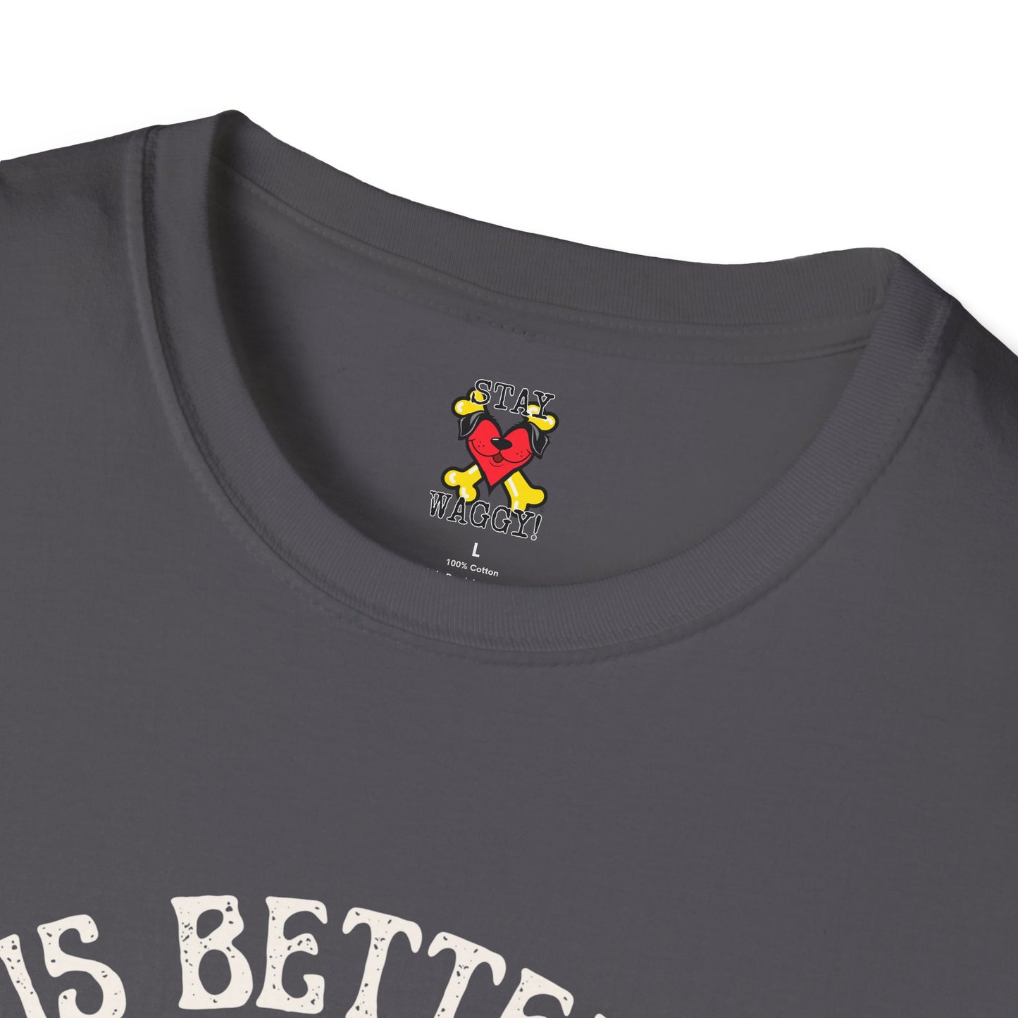 Camping is better with my Dog T-Shirt - Stay Waggy!