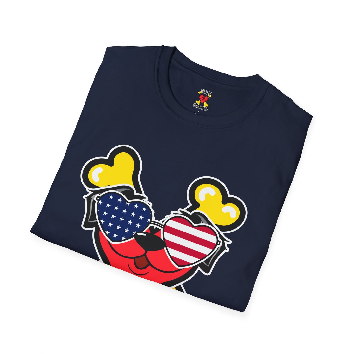 Patriotic Dog Lover Tee - Stay Waggy!
