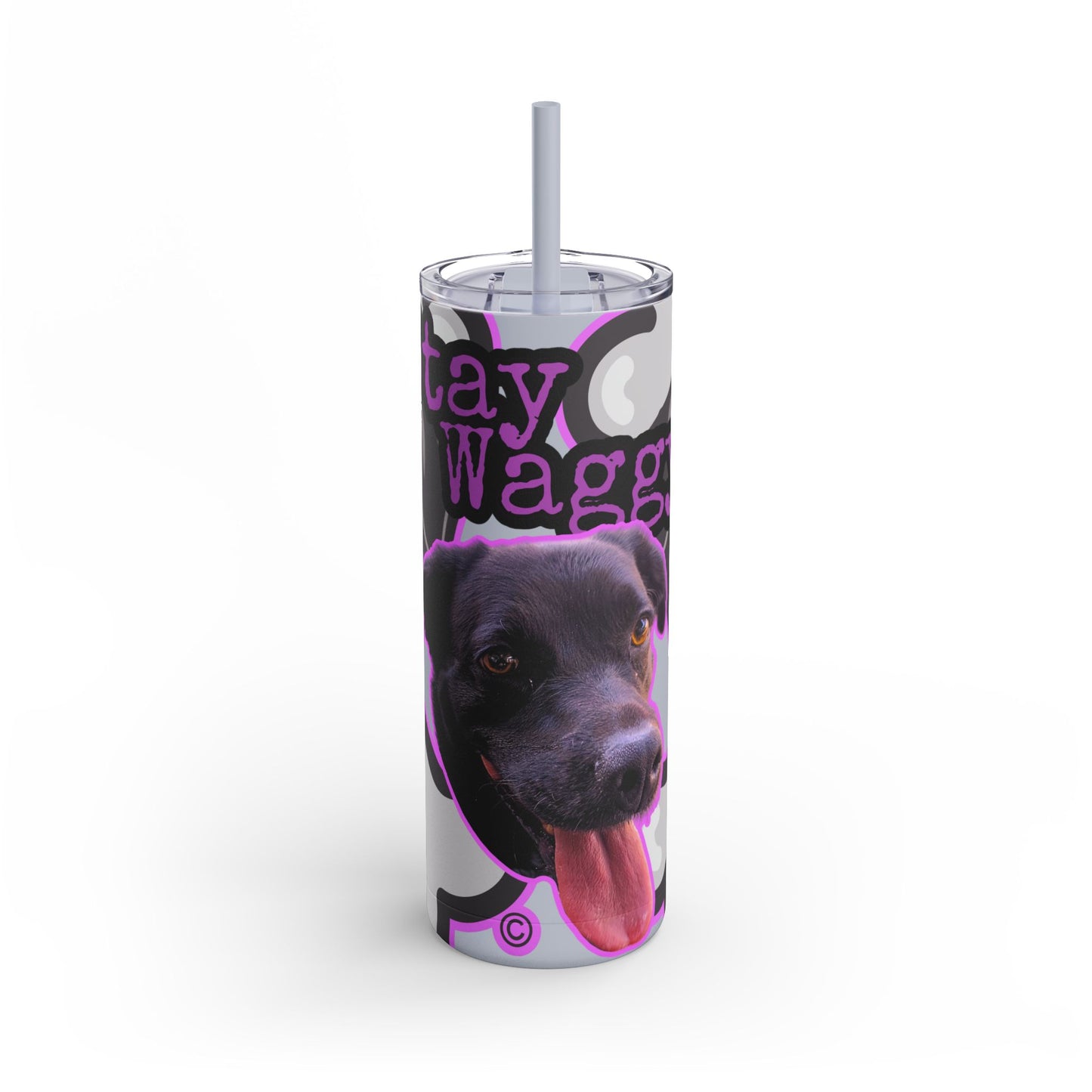 Cute Lab Mix Tumbler/ Mug - Stay Waggy!