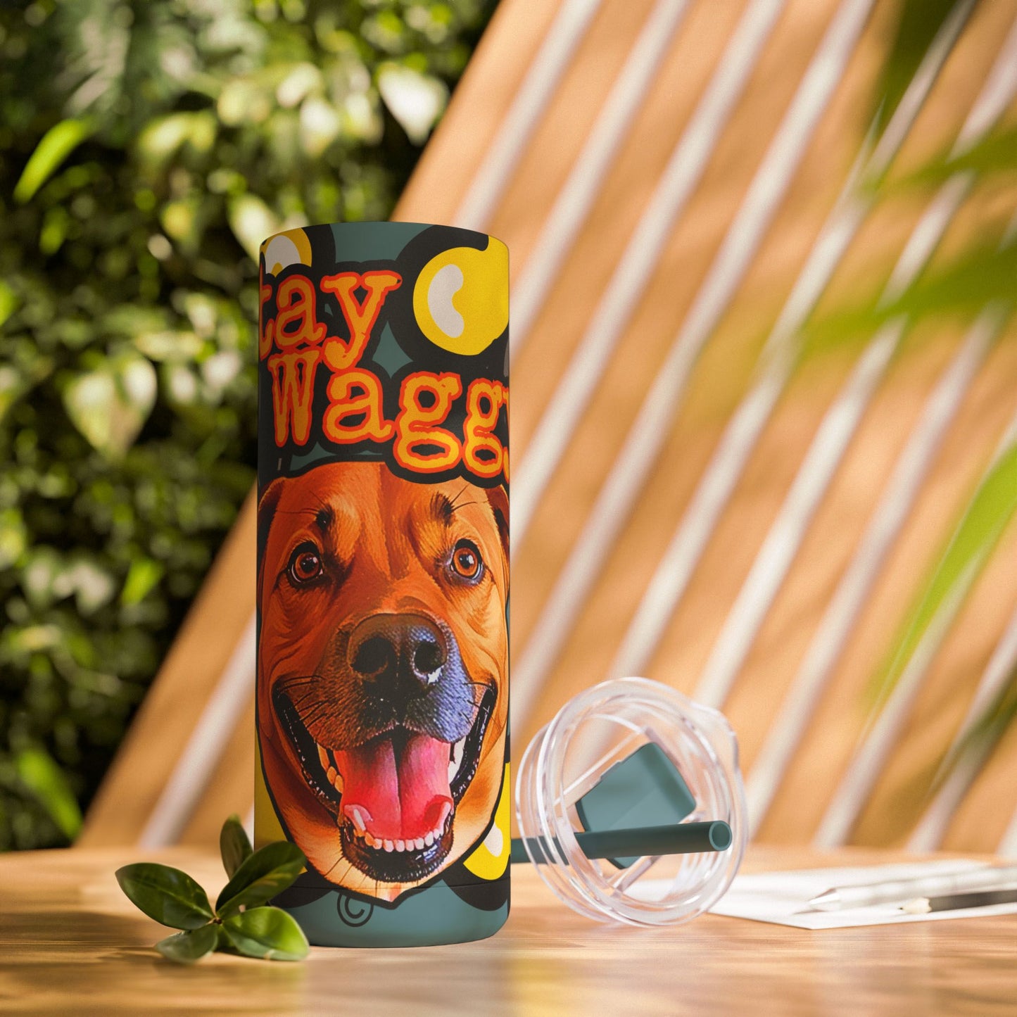 Mastiff Mix Tumbler/Mug - Stay Waggy