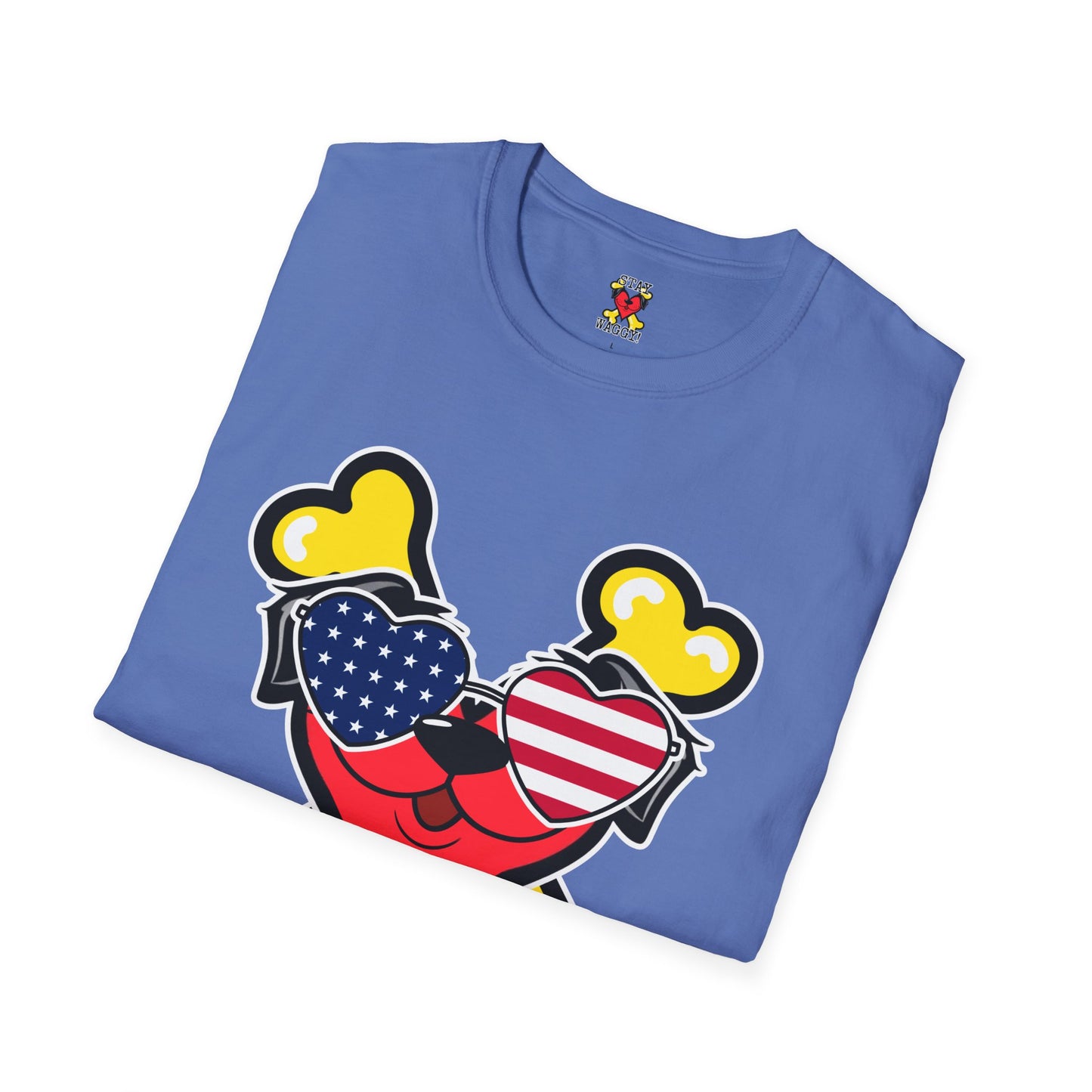 Patriotic Dog Lover Tee - Stay Waggy!