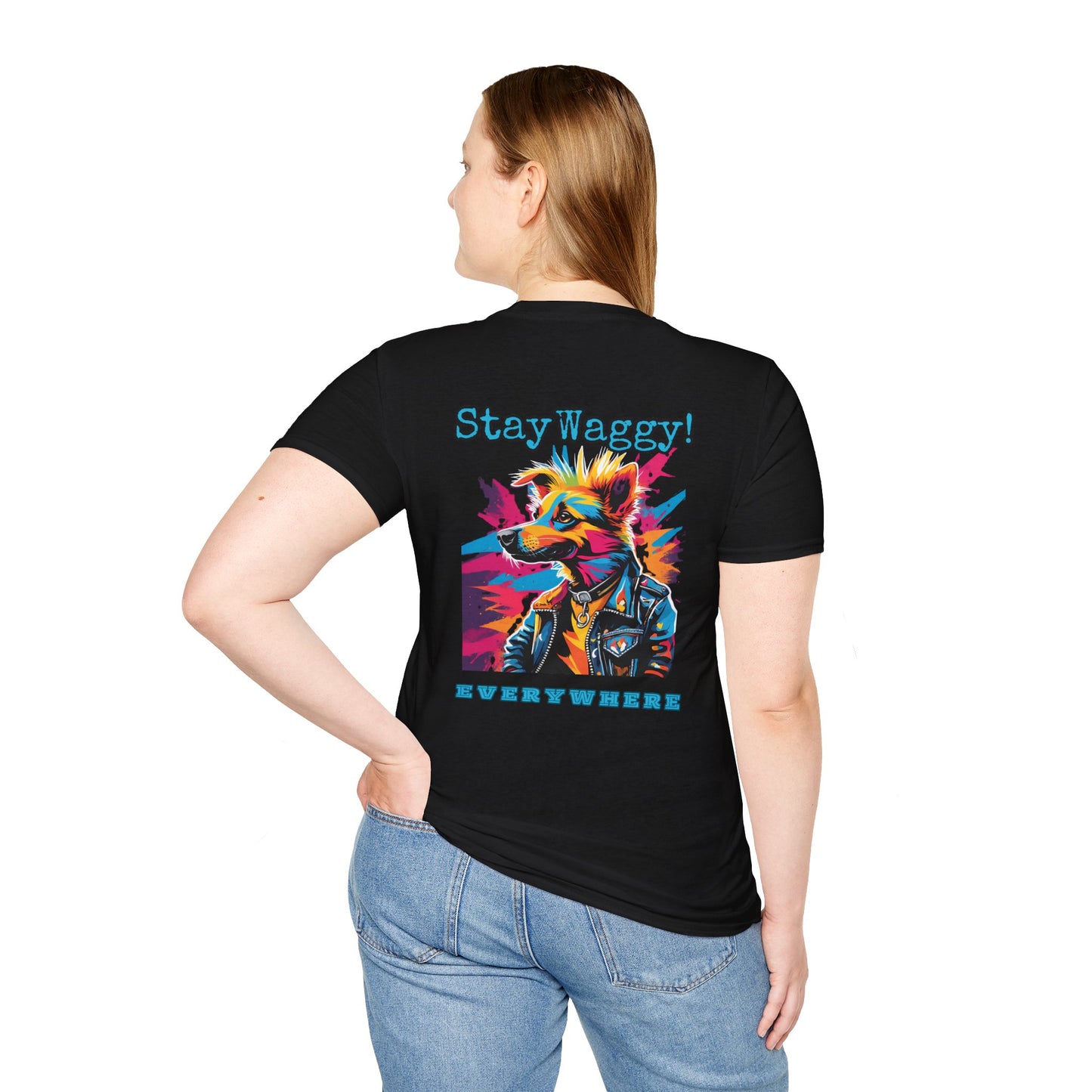 Stay Waggy! Everywhere Unisex T-Shirt