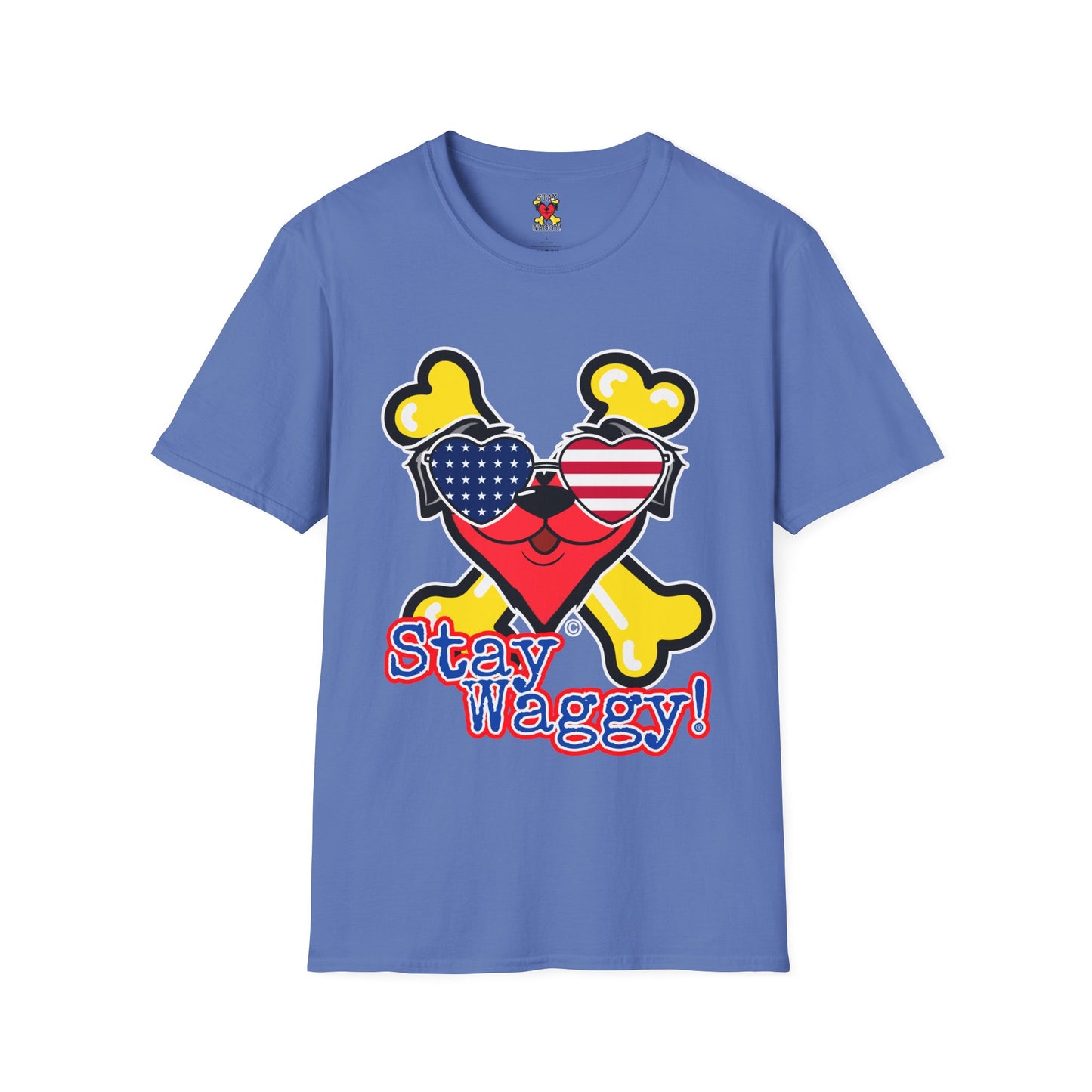 Patriotic Dog Lover Tee - Stay Waggy!