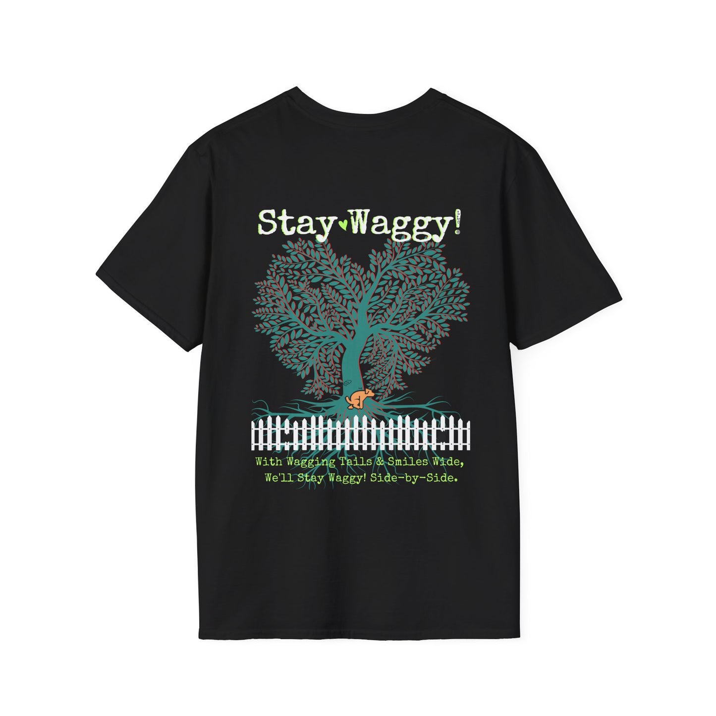 Funny Tree of Life Unisex T-Shirt - Stay Waggy!