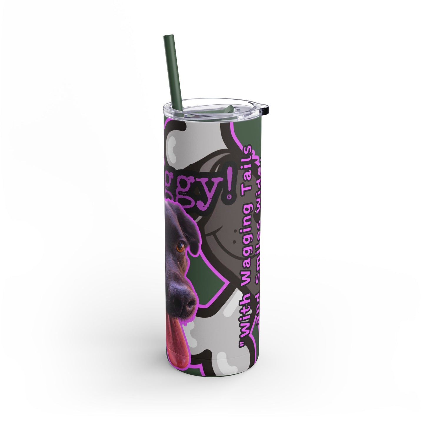 Cute Lab Mix Tumbler/ Mug - Stay Waggy!