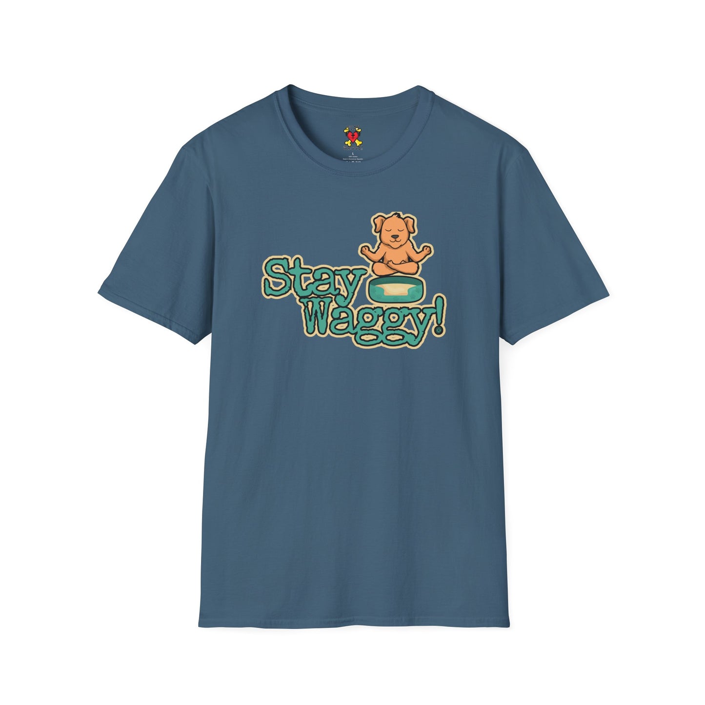 Zen Dog Funny Unisex T-Shirt - Stay Waggy!