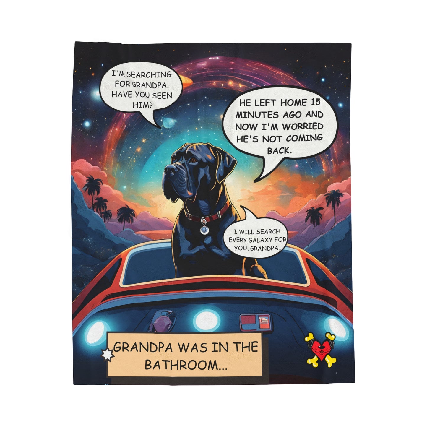 Funny Corso "Have You Seen My Grandpa Blanket" - Stay Waggy!