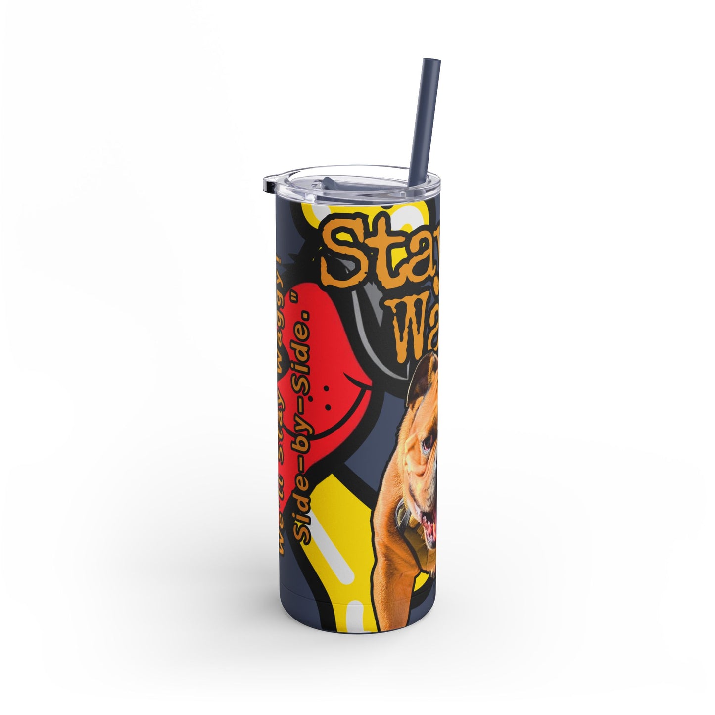 English Bulldog Tumbler/ Mug - Stay Waggy!