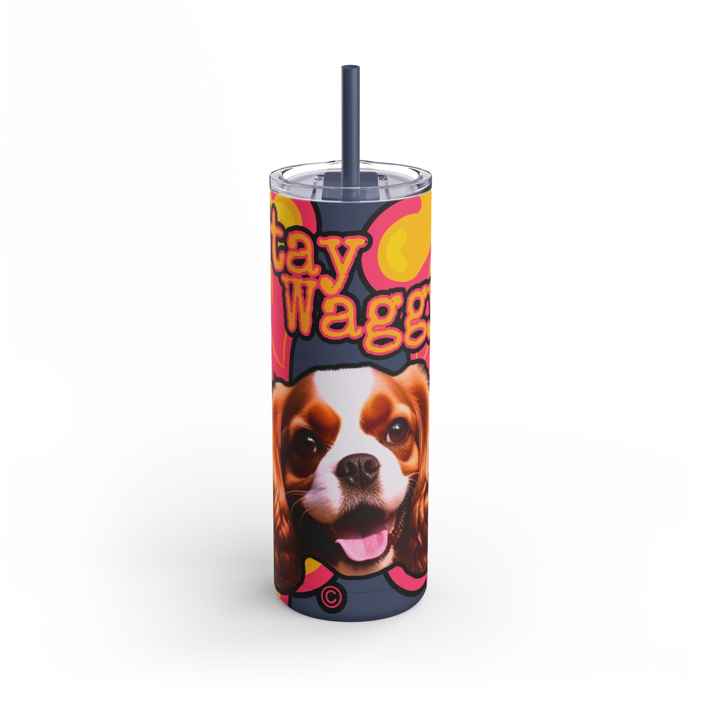 King Charles Spaniel Tumbler/Mug- Stay Waggy!