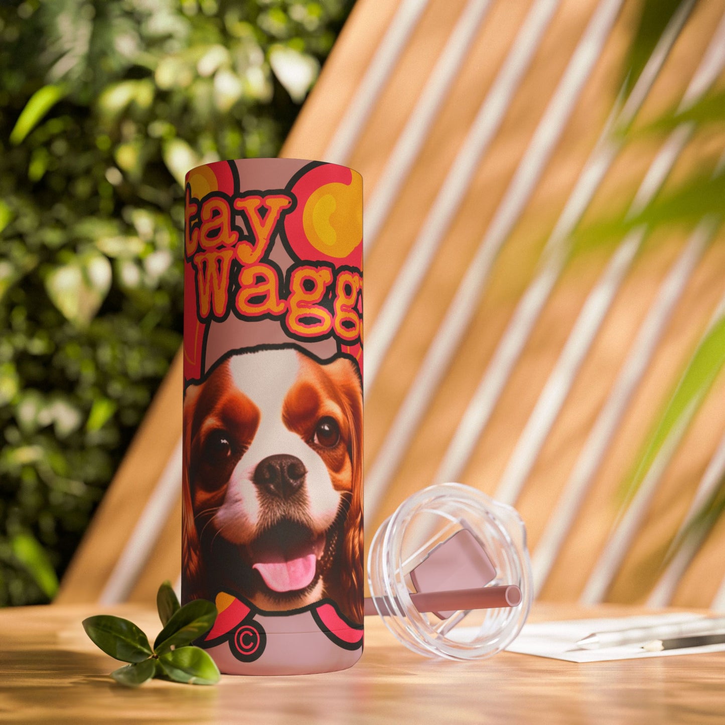 King Charles Spaniel Tumbler/Mug- Stay Waggy!