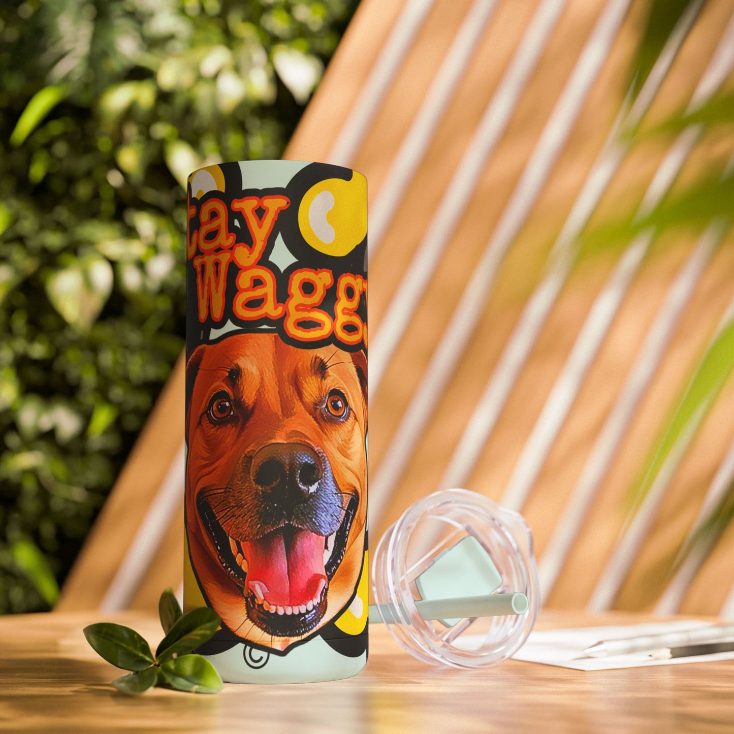 Mastiff Mix Tumbler/Mug - Stay Waggy