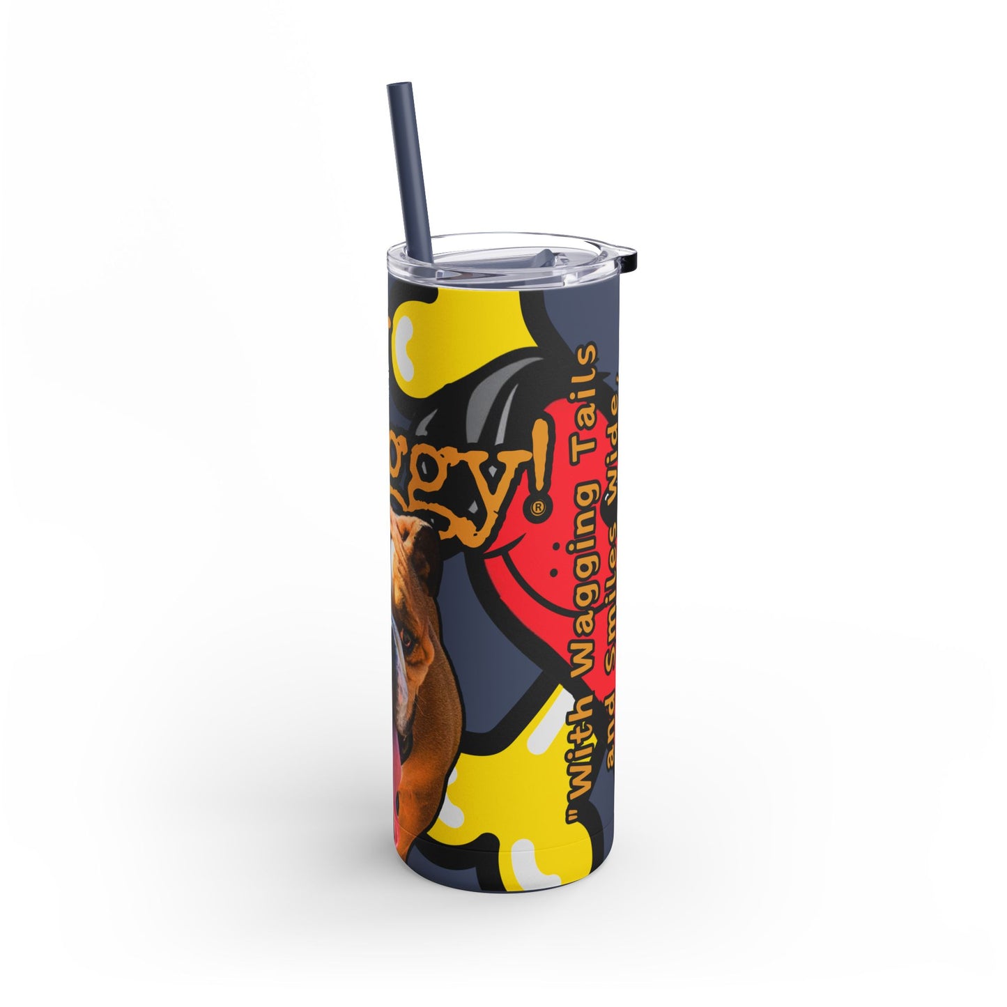 English Bulldog Tumbler/ Mug - Stay Waggy!