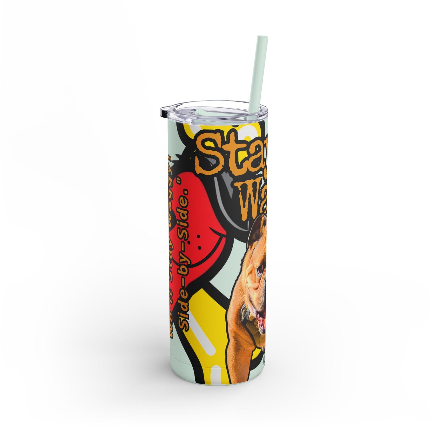 English Bulldog Tumbler/ Mug - Stay Waggy!