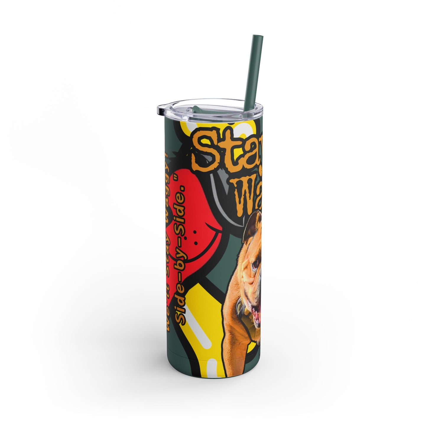 English Bulldog Tumbler/ Mug - Stay Waggy!