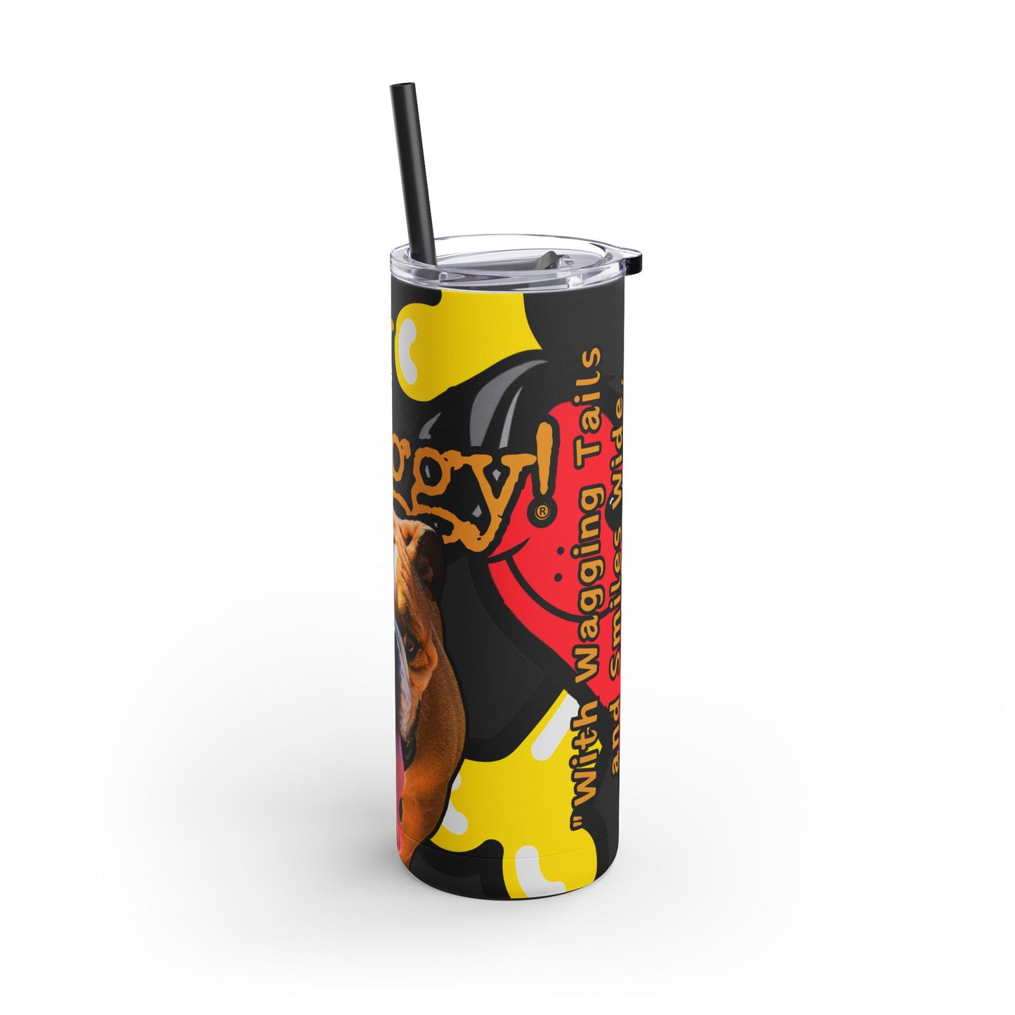 English Bulldog Tumbler/ Mug - Stay Waggy!