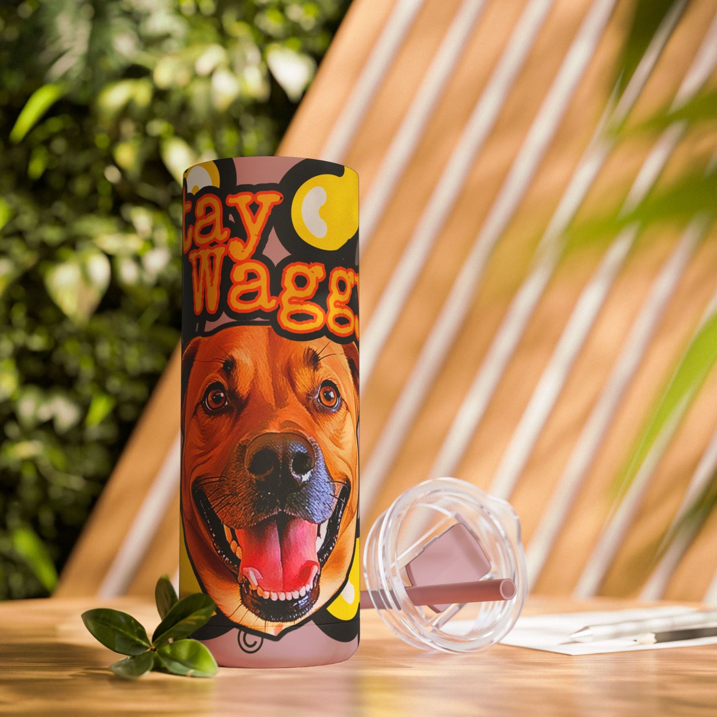 Mastiff Mix Tumbler/Mug - Stay Waggy