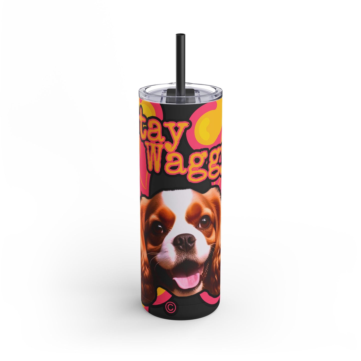 King Charles Spaniel Tumbler/Mug- Stay Waggy!