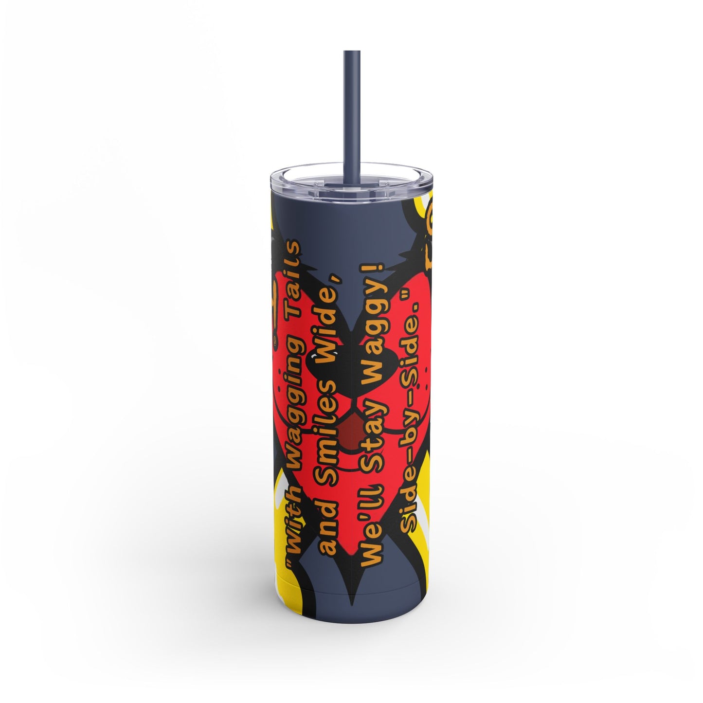 English Bulldog Tumbler/ Mug - Stay Waggy!