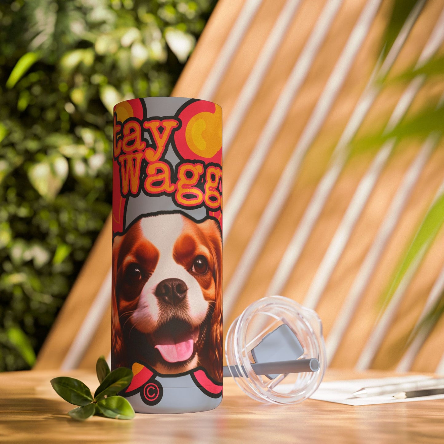 King Charles Spaniel Tumbler/Mug- Stay Waggy!