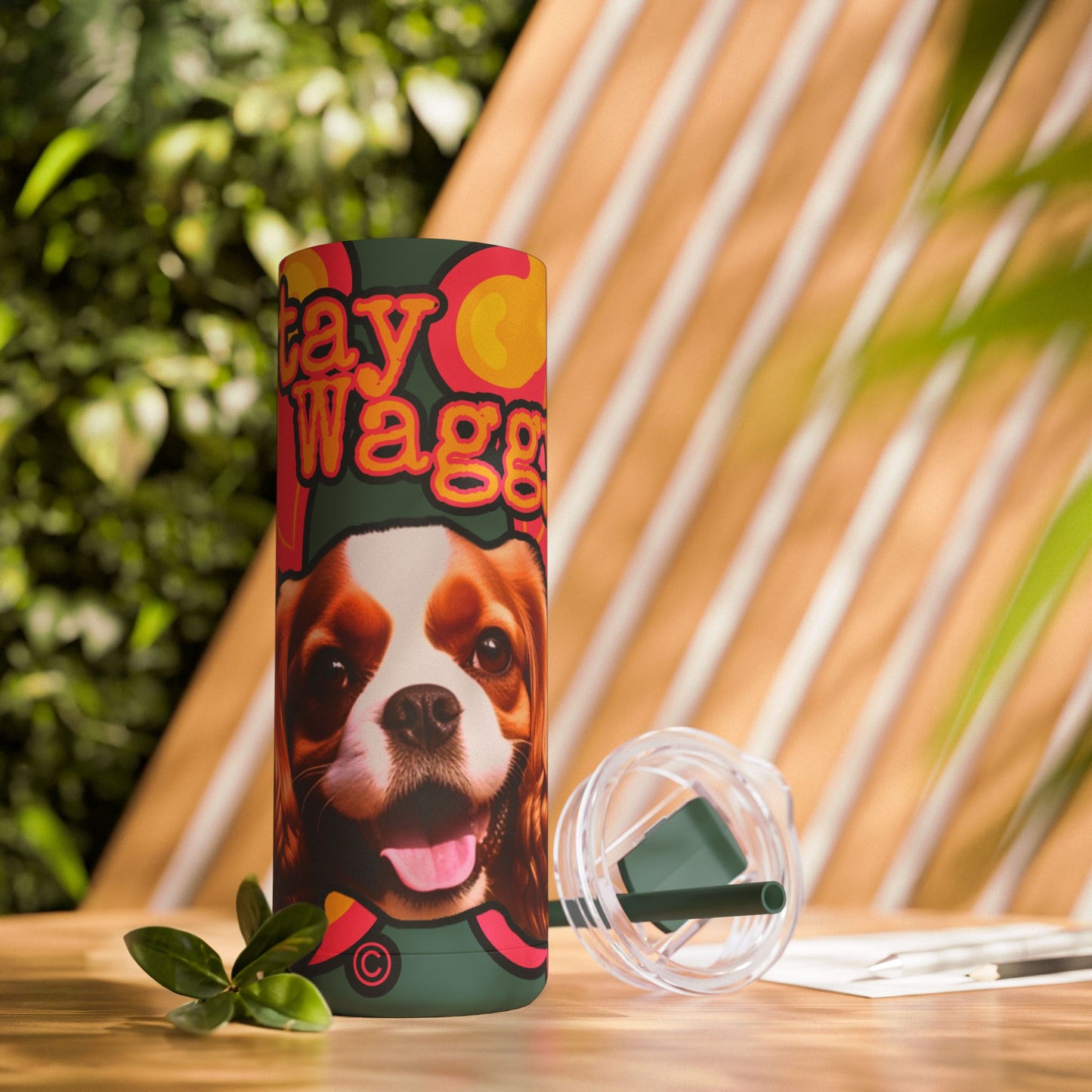 King Charles Spaniel Tumbler/Mug- Stay Waggy!