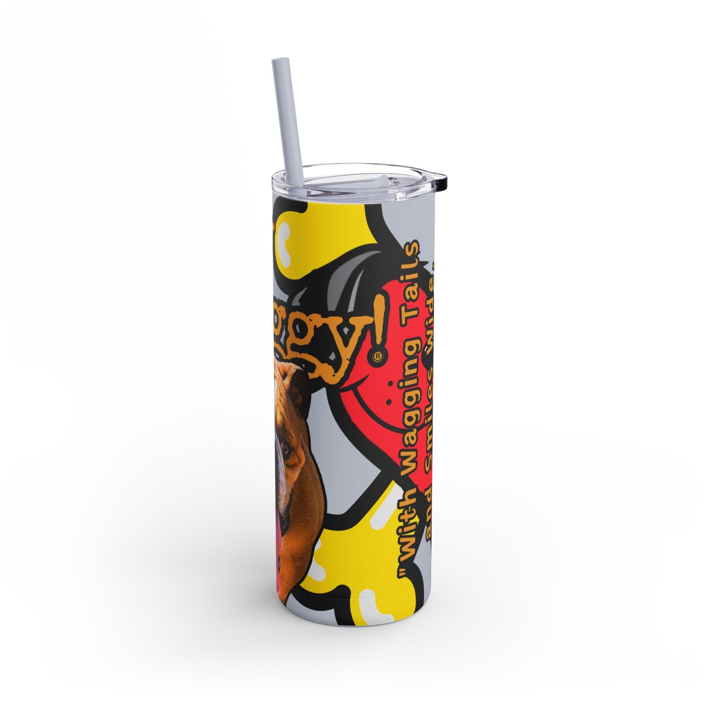 English Bulldog Tumbler/ Mug - Stay Waggy!