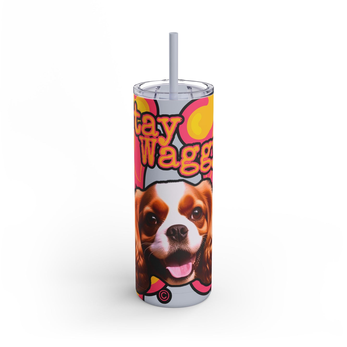 King Charles Spaniel Tumbler/Mug- Stay Waggy!