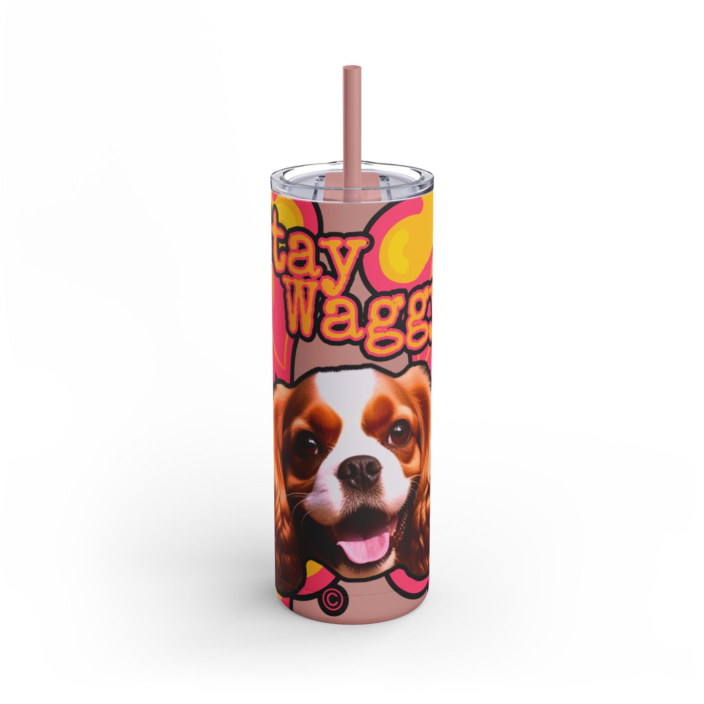 King Charles Spaniel Tumbler/Mug- Stay Waggy!