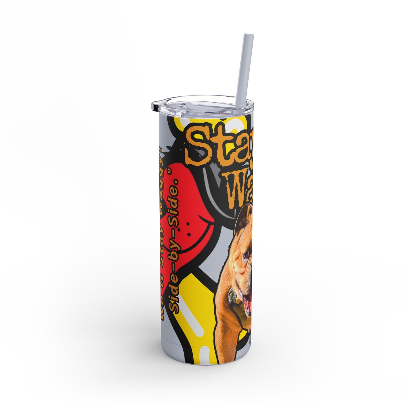 English Bulldog Tumbler/ Mug - Stay Waggy!