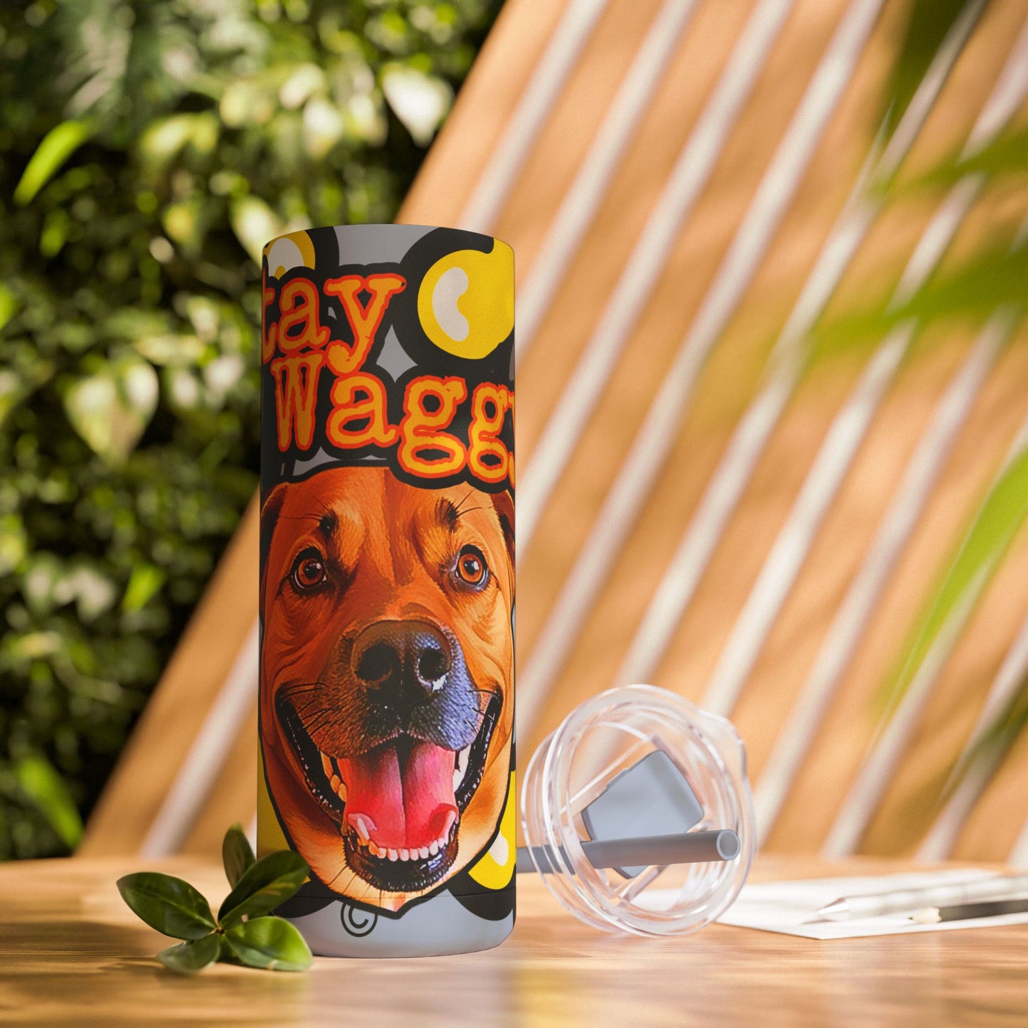 Mastiff Mix Tumbler/Mug - Stay Waggy